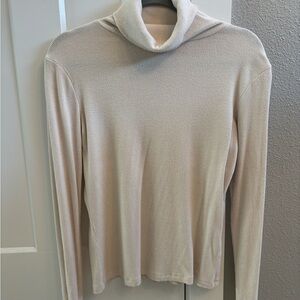 Miss Me Ribbed Cream Turtleneck